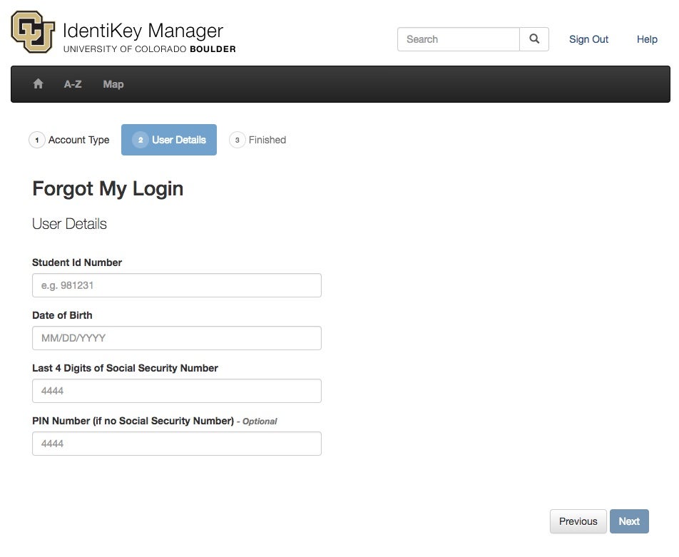IdentiKey Manager My IdentiKey Username Office of